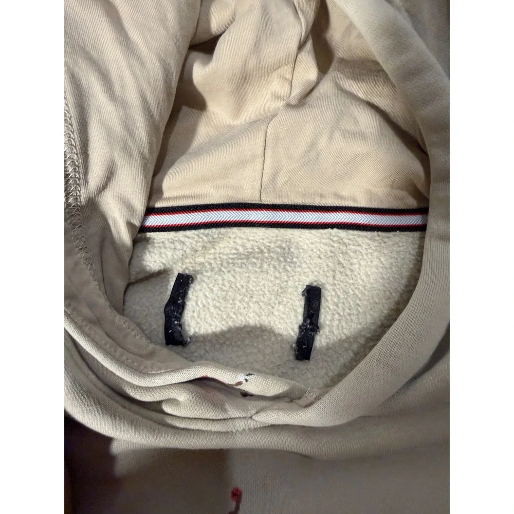 Jordan Essentials All Over Embroidered Hoodie Rattan Beige DV9392-206 Mens S